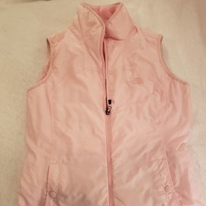 Pink North Face Small Reversible Vest